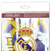 DIY Bead Embroidery Kit "FC Real Madrid"  5.9"x5.9" / 15.0x15.0 cm