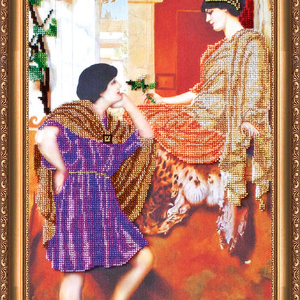 DIY Bead Embroidery Kit "The old story" 11.8"x27.6" / 30.0x70.0 cm