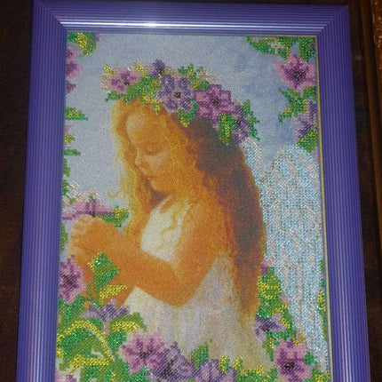 DIY Bead Embroidery Kit "Fortune-telling" 7.9"x11.2" / 20.0x28.5 cm