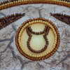 DIY Bead Embroidery Kit "Taurus" 8.7"x8.7" / 22.0x22.0 cm