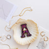 Beadwork kit for creating brooch "Letter "A""