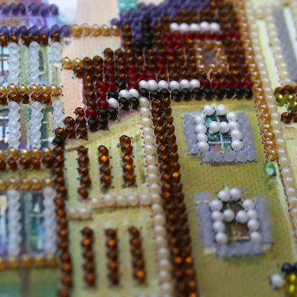 DIY Bead Embroidery Kit "The elegant century" 16.7"x11.8" / 42.5x30.0 cm