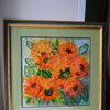 Canvas for bead embroidery "Gold of Summer" 11.8"x11.8" / 30.0x30.0 cm