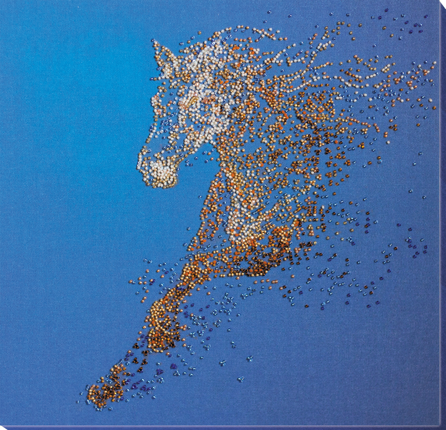 DIY Bead Embroidery Kit "The Golden" 12.6"x12.6" / 32.0x32.0 cm