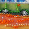DIY Bead Embroidery Kit "Surfing"  5.9"x5.9" / 15.0x15.0 cm