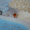 DIY Bead Embroidery Kit "Snow Lady" 14.2"x11.0" / 36.0x28.0 cm
