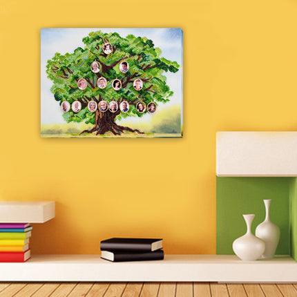 DIY Bead Embroidery Kit "Genealogical tree" 15.7"x13.0" / 40.0x33.0 cm