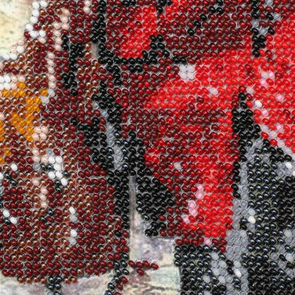 DIY Bead Embroidery Kit "Love story – 3" 8.3"x15.7" / 21.0x40.0 cm