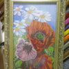 DIY Bead Embroidery Kit "Wild poppies – 1" 9.4"x17.5" / 24.0x44.5 cm