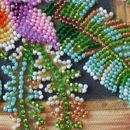 DIY Bead Embroidery Kit "Cattleya"