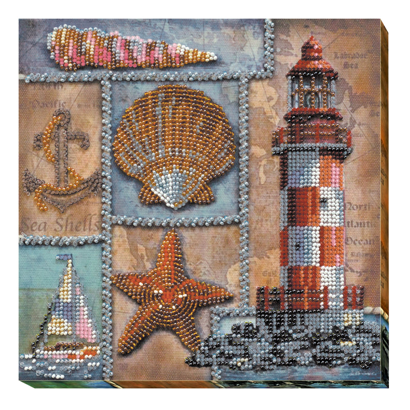 DIY Bead Embroidery Kit "Seven seas"