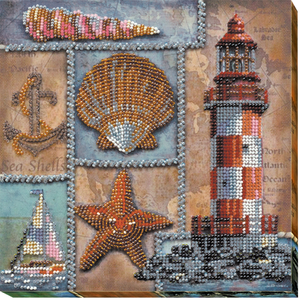 DIY Bead Embroidery Kit "Seven seas"