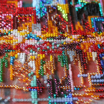 DIY Bead Embroidery Kit "Evening city" 22.0"x11.0" / 56.0x28.0 cm