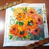 Canvas for bead embroidery "Gold of Summer" 11.8"x11.8" / 30.0x30.0 cm