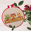 Counted Cross Stitch Kit "Welcome"
