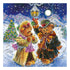 Canvas for bead embroidery "Magic Winter" 7.9"x7.9" / 20.0x20.0 cm