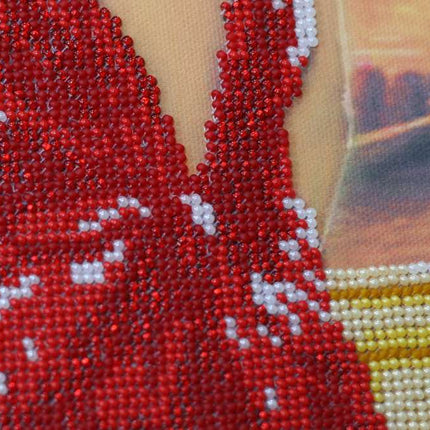 DIY Bead Embroidery Kit "Evening embankment" 9.1"x18.1" / 23.0x46.0 cm
