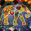 Canvas for bead embroidery "Indian elephant" 7.9"x7.9" / 20.0x20.0 cm