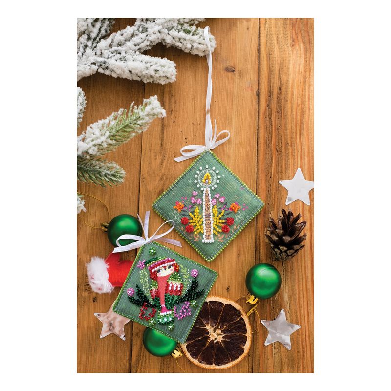 DIY Christmas tree toy kit "Warm hat"