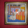 Canvas for bead embroidery "Day rest" 7.9"x7.9" / 20.0x20.0 cm