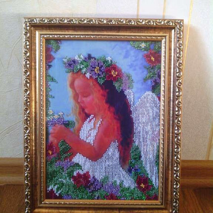 DIY Bead Embroidery Kit "Fortune-telling" 7.9"x11.2" / 20.0x28.5 cm