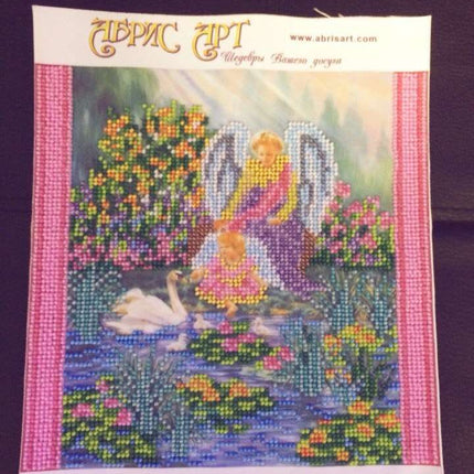 Canvas for bead embroidery "The Garden of Eden" 7.9"x7.9" / 20.0x20.0 cm