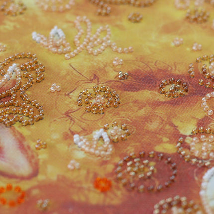 DIY Bead Embroidery Kit "Dancing light" 12.6"x11.0" / 32.0x28.0 cm