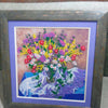 Canvas for bead embroidery "Meadow flowers-1" 11.8"x11.8" / 30.0x30.0 cm