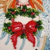 DIY Bead Embroidery Kit "Christmas angel"  5.9"x5.9" / 15.0x15.0 cm