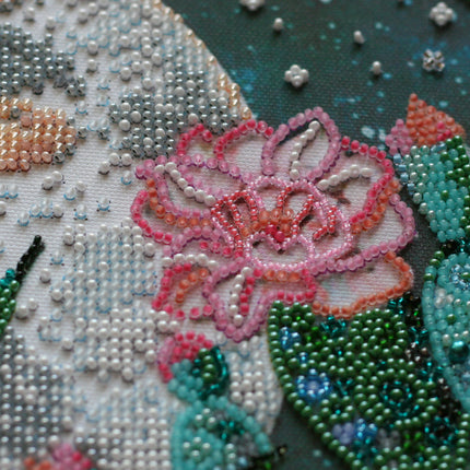 DIY Bead Embroidery Kit "Night in the desert" 16.5"x11.0" / 42.0x28.0 cm
