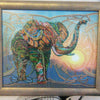 DIY Bead Embroidery Kit "Mosaic elephant" 16.5"x13.4" / 42.0x34.0 cm