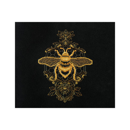 DIY Cross Stitch Kit "Golden bee" 5.5"x7.1"