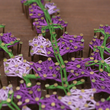 String Art Creative DIY Kit "Lavender" 7.5"x11.4" / 19.0x29.0 cm