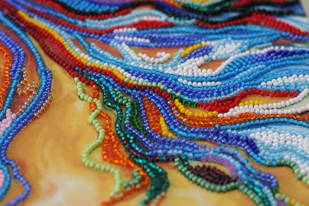 Diy bead embroidery kits beadwork circuits crafts pearl embroidery embroidery  beads printed cotton canvas Stitch Sailing - AliExpress