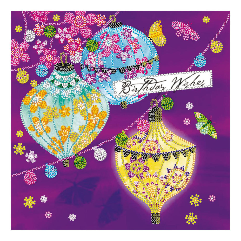 Canvas for bead embroidery "Make a wish" 7.9"x7.9" / 20.0x20.0 cm