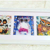 DIY Bead Embroidery Kit "Snoozing"  5.9"x5.9" / 15.0x15.0 cm
