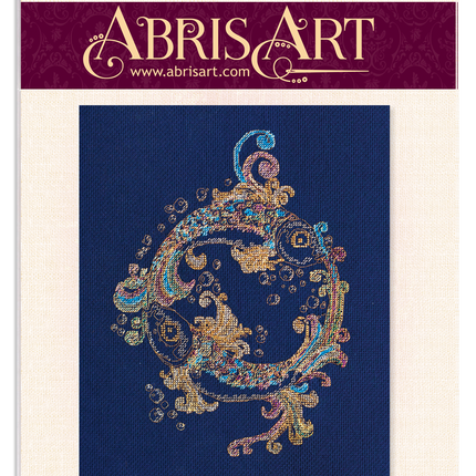 DIY Cross Stitch Kit "Goldfish" 7.5"x9.8"