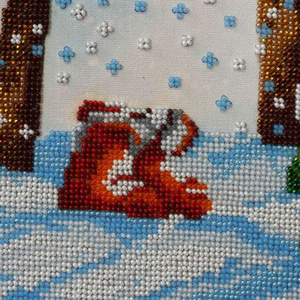 DIY Bead Embroidery Kit "First star" 12.6"x23.6" / 32.0x60.0 cm