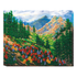 DIY Bead Embroidery Kit "Mountain landscape" 14.6"x11.8" / 37.0x30.0 cm