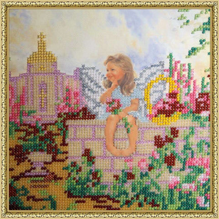 Canvas for bead embroidery "Good Morning" 7.9"x7.9" / 20.0x20.0 cm