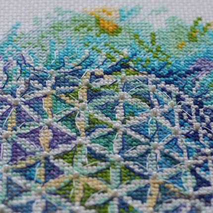 DIY Cross Stitch Kit "Secret wish" 14.2"x9.8"