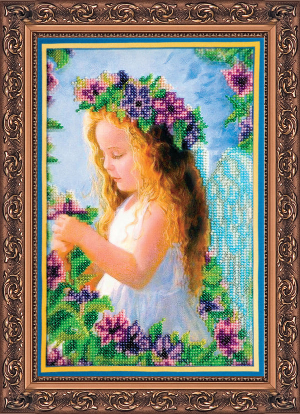 DIY Bead Embroidery Kit "Fortune-telling" 7.9"x11.2" / 20.0x28.5 cm