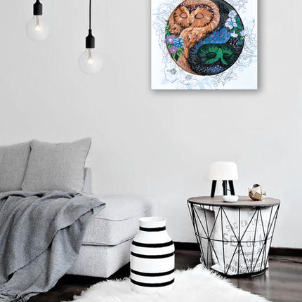 DIY Bead Embroidery Kit "Harmony" 12.6"x12.6" / 32.0x32.0 cm
