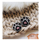 Beadwork kit for creating brooch 