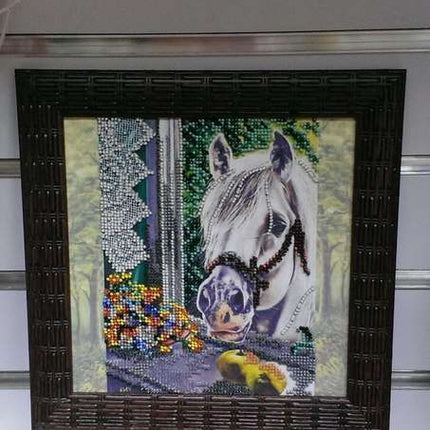 Canvas for bead embroidery "Treats" 7.9"x7.9" / 20.0x20.0 cm