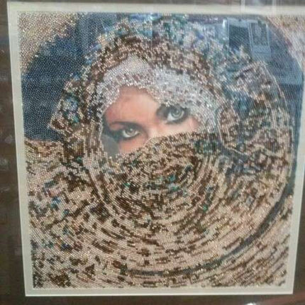 DIY Bead Embroidery Kit "Scheherazade" 11.8"x11.8" / 30.0x30.0 cm