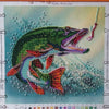 DIY Bead Embroidery Kit "On the hook" 11.8"x11.8" / 30.0x30.0 cm