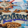 DIY Bead Embroidery Kit "Secrets of the ocean" 12.2"x16.5" / 31.0x42.0 cm