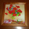 Canvas for bead embroidery "Morning Tea" 7.9"x7.9" / 20.0x20.0 cm