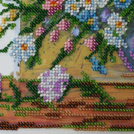 DIY Bead Embroidery Kit "Summer aroma-2" 11.8"x9.1" / 30.0x23.0 cm